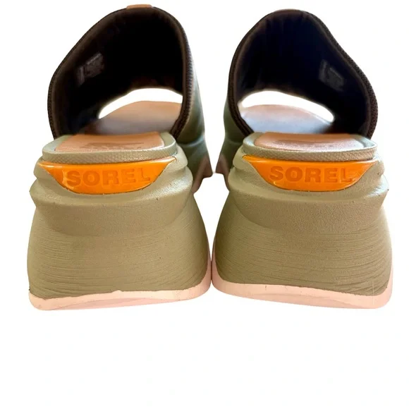 SOREL Kinetic Impact Slide High Sandal, Safari/Dream Color - Picture 5 of 12